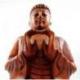 Sculpture Bouddha assis 30cm en bois. Décoration Zen.