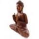 Sculpture Bouddha 40cm en bois sculpté | Décoration Zen