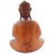 Sculpture Bouddha 40cm en bois sculpté | Décoration Zen