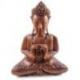 Sculpture Bouddha 40cm en bois sculpté | Décoration Zen