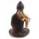 Statuette Bouddha Abhaya Mudra en laiton 7cm