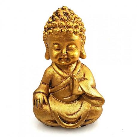 Statuette Bébé Bouddha doré 11cm