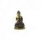 Statuette miniature Bouddha Abhaya Mudra en laiton 5,50cm