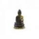 Statuette miniature Bouddha Bhumisparsha Mudra en laiton 5,50cm