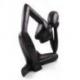 Statue abstraite "Le Penseur" 30cm en bois Noir