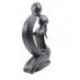 Sculpture "Couple Sensuel" en bois 20cm, couple enlacé | Cadeau d'Amour