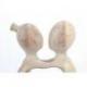 Sculpture Couple "Amour Infini" 30cm en bois | Preuve d'Amour éternel