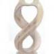 Sculpture Couple "Amour Infini" 30cm en bois | Preuve d'Amour éternel