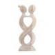 Statuette bois 20cm "Amour Infini" | Cadeau pour Couple Amoureux