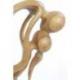 Statuette Couple Enlacé "Union Infinie" 20cm en bois | Cadeau Anniversaire de Mariage