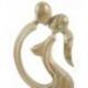Statue 30cm "Couple Sensuel" en bois | Cadeau érotique