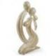 Statue 30cm "Couple Sensuel" en bois | Cadeau érotique