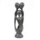 Statue abstraite "Famille Unie" 30cm en bois Noir