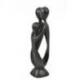 Statue abstraite "Famille Unie" 30cm en bois Noir