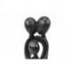 Statue abstraite "Famille Unie" 30cm en bois Noir