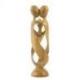 Statue abstraite "Famille Unie" 30cm en bois Brut