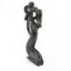 Statue Abstraite Maman et Bébé 50cm en bois | Cadeau de Fête des Mères