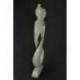 Statue Abstraite Couple Amour Infini 50cm en bois | Cadeau Noces de Bois