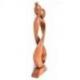 Statue Abstraite Couple Amour Infini 50cm en bois | Preuve d'Amour Éternel