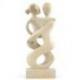 Statue Couple « Danseurs Complices » 30cm en bois | Célébration d'Amour