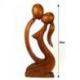 Statue Abstraite "Couple Sensuel" 50cm en bois | Cadeau Aphrodisiaque