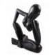 Sculpture abstraite "Le Penseur" 40cm en bois Noir | Design intemporel