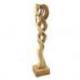 Sculpture Couple Amoureux "Passion Infinie" 50cm en bois | Cadeau Unique