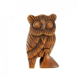 Boîte à secrets en bois - Forme chouette/hibou