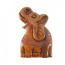 Boîte à secrets en Bois - L'éléphant