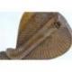 Statue Serpent / Cobra 25cm en bois exotique sculpté main