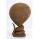 Statue Serpent / Cobra 25cm en bois exotique sculpté main