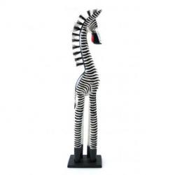 Statue Zèbre 60cm déco ambiance savane africaine