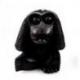 Les 3 singes "secret du bonheur". Statuettes en bois noir 10cm