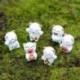 Lucky cats - Lot de 6 chats Maneki Neko - Porte-bonheur