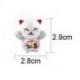 Lucky cats - Lot de 6 chats Maneki Neko - Porte-bonheur