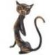 Statuette Chat en laiton 13cm