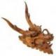 Statue Tête de Dragon 45cm Murale ou à Poser en Bois Massif