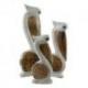 Les 3 Pélicans en bois 30/40/50cm - Décoration marine