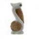 Les 3 Pélicans en bois 30/40/50cm - Décoration marine