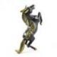 Grande statue de cheval cabré en laiton 35cm