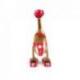 Canard décoratif en bois 35cm - Bikini rouge