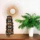 Les 3 singes de la sagesse 40cm - Statue en bois format XL
