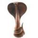 Grande Statue Serpent / Cobra 50cm en bois sculpté