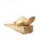 Cale-porte tortue en bois sculpté à la main