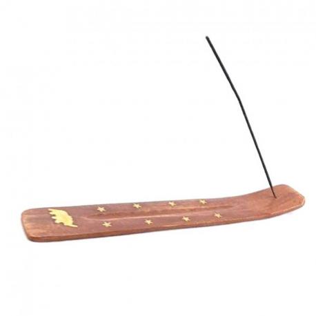 Porte-encens en bois motif Éléphant - Pour bâtons