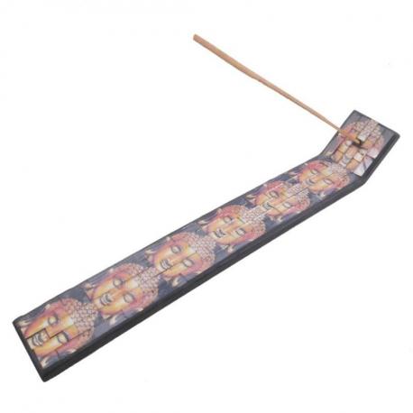 Porte-encens mosaïque motif tête de Bouddha - pour batons