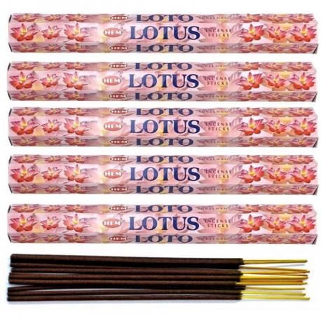 Encens Fleur de Lotus Lot de 100 bâtons | HEM