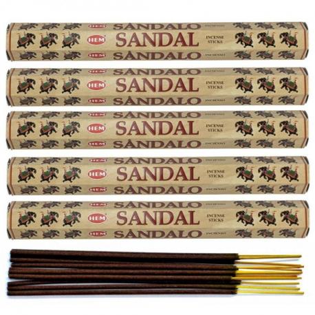 Encens parfum Bois de Santal Lot de 100 bâtons marque HEM