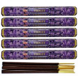 Encens Violette. Lot de 100 bâtonnets marque HEM
