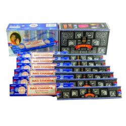 Mégapack encens 24x15g Nag Champa et Super Hit | Satya Sai Baba